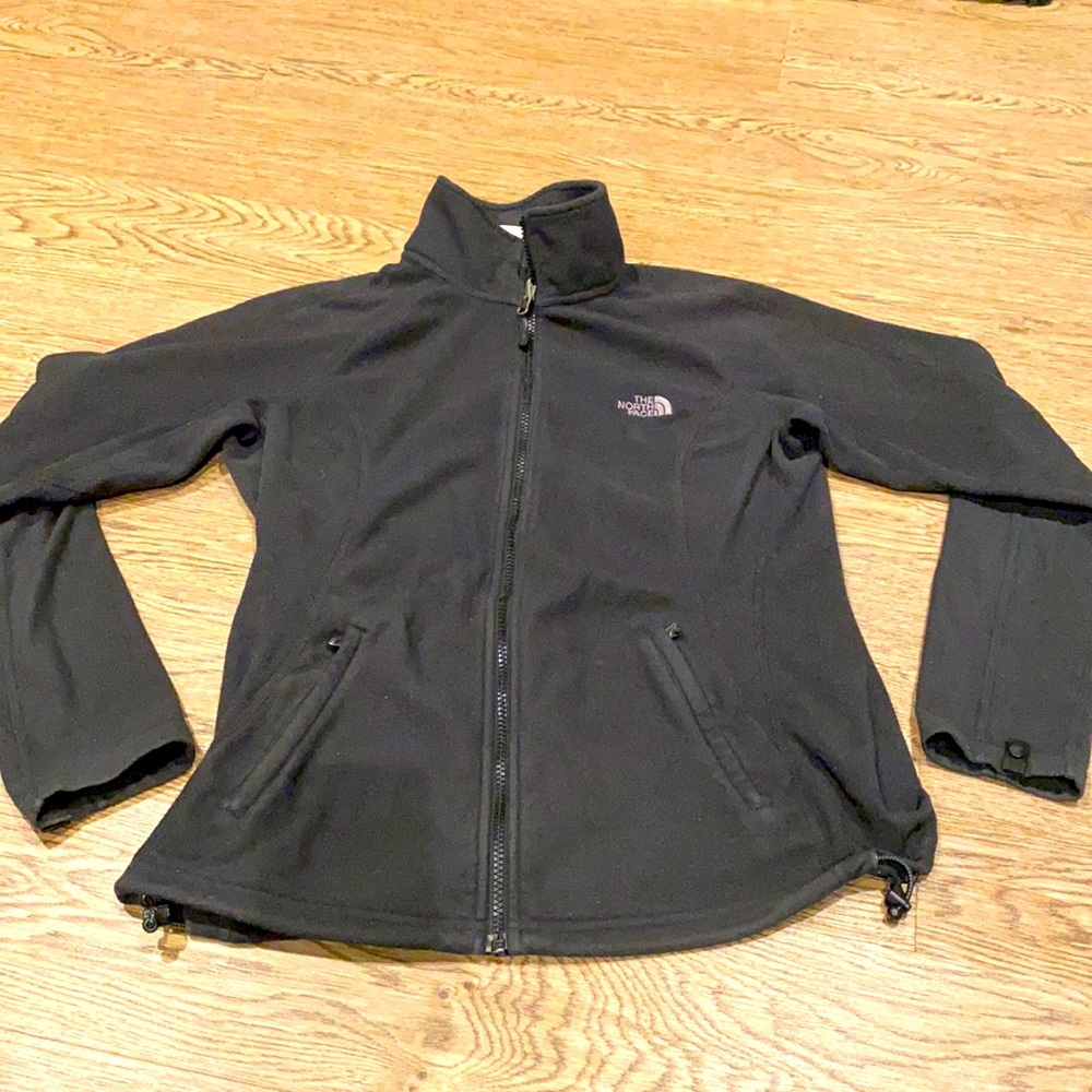 THE NORTH FACE WOMENS BLACK FULL ZIP UP